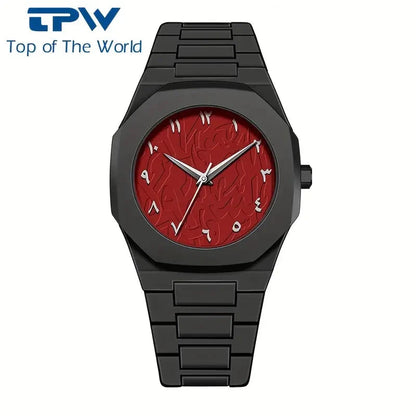 Black Arabic Aura Watch For Men Stylish Aura Watch 100% Original... Sasta Bazar 