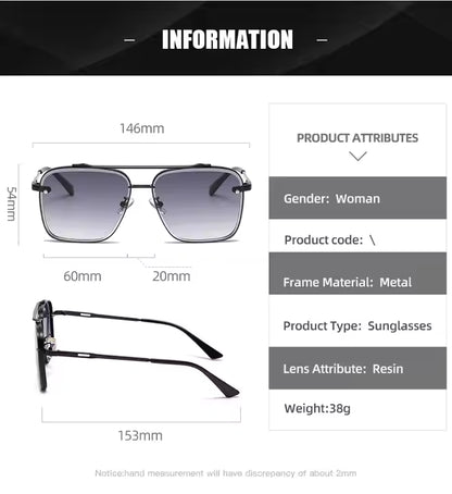 Fashion Gradient Square Sunglasses For Men Sasta Bazar 