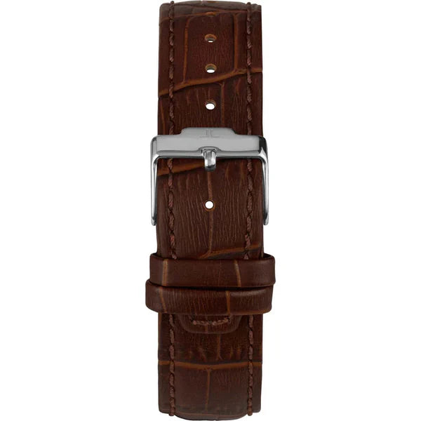 Luxury Leather Strap Stainless Steel Watch...