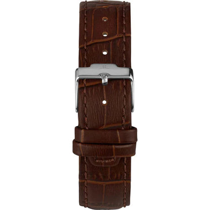 Luxury Leather Strap Stainless Steel Watch...